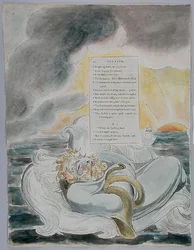 El Bardo, diseño 60 de Los Poemas de Thomas Gray, 1797-98